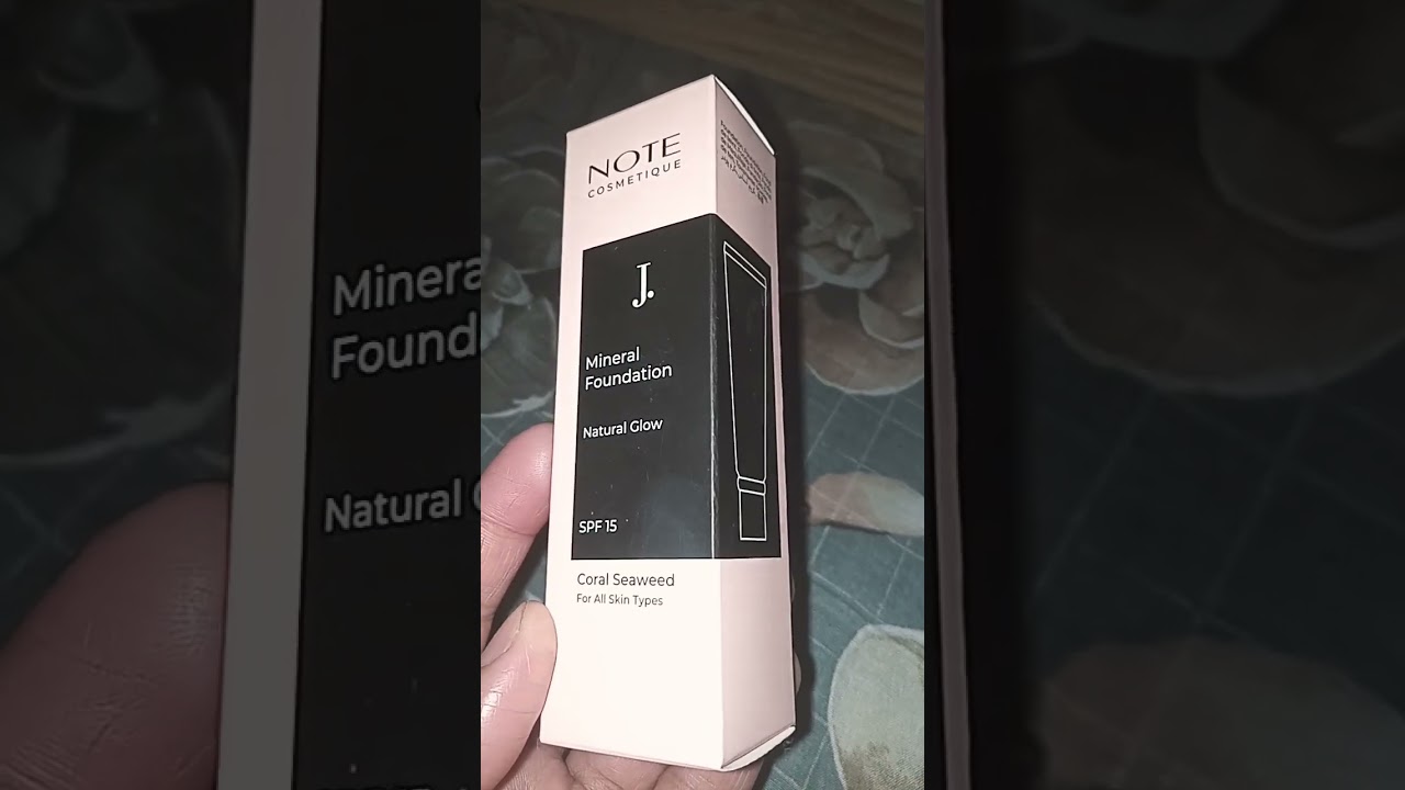 J. mineral foundation natural glow for beautiful girls