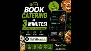 How to Book Catering Online in 3 Minutes | ServCate Demo & Tutorial