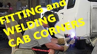 FITTING AND WELDING IN CAB CORNERS  Ford F150 Extended Cab