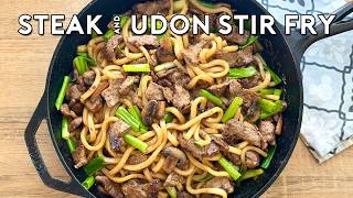 STEAK AND UDON STIR FRY