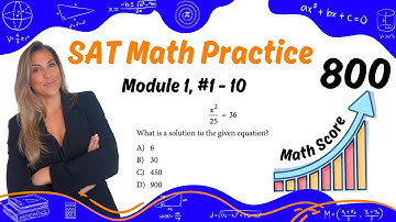 Digital SAT Math Practice - Module 1, Easy Level Questions