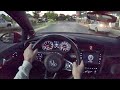2020 Volkswagen Golf GTI 6-Speed Manual - POV Night Drive (Binaural Audio)