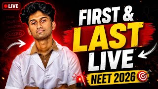 NEET 2026: LAST 24 Hours Strategy 🔥 | Don’t Make These Mistakes