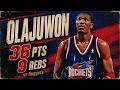 Hakeem Olajuwon 36 pts 9 rebs vs Nuggets 96/97 season