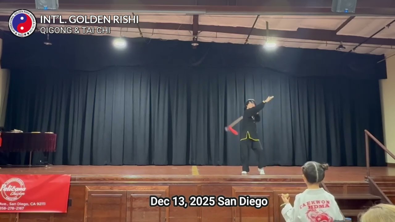 Spear Tai Chi at 2025 Golden Rishi Holiday Party