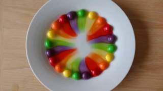 Skittles Colour Diffusion Experiment