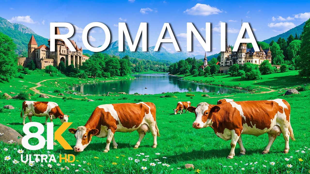 Dreamy Romania 8K | Ghibli Piano, Bran Castle, Transfăgărășan & Turda Salt Mine