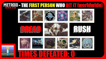 Metroid Dread | DREAD RUSH MODE with TIMES DEFEATED: 0 [WORLD RECORD]