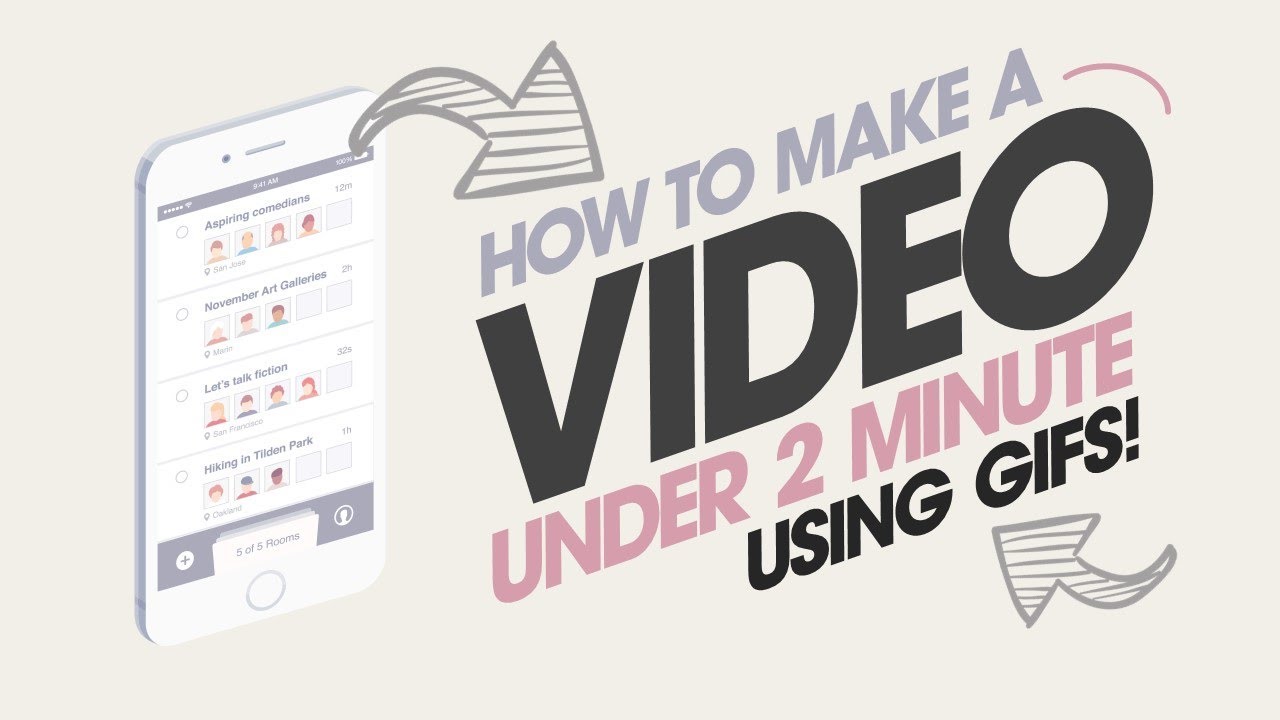 How to Make a Video Under 2 Minute! (GIFS) 