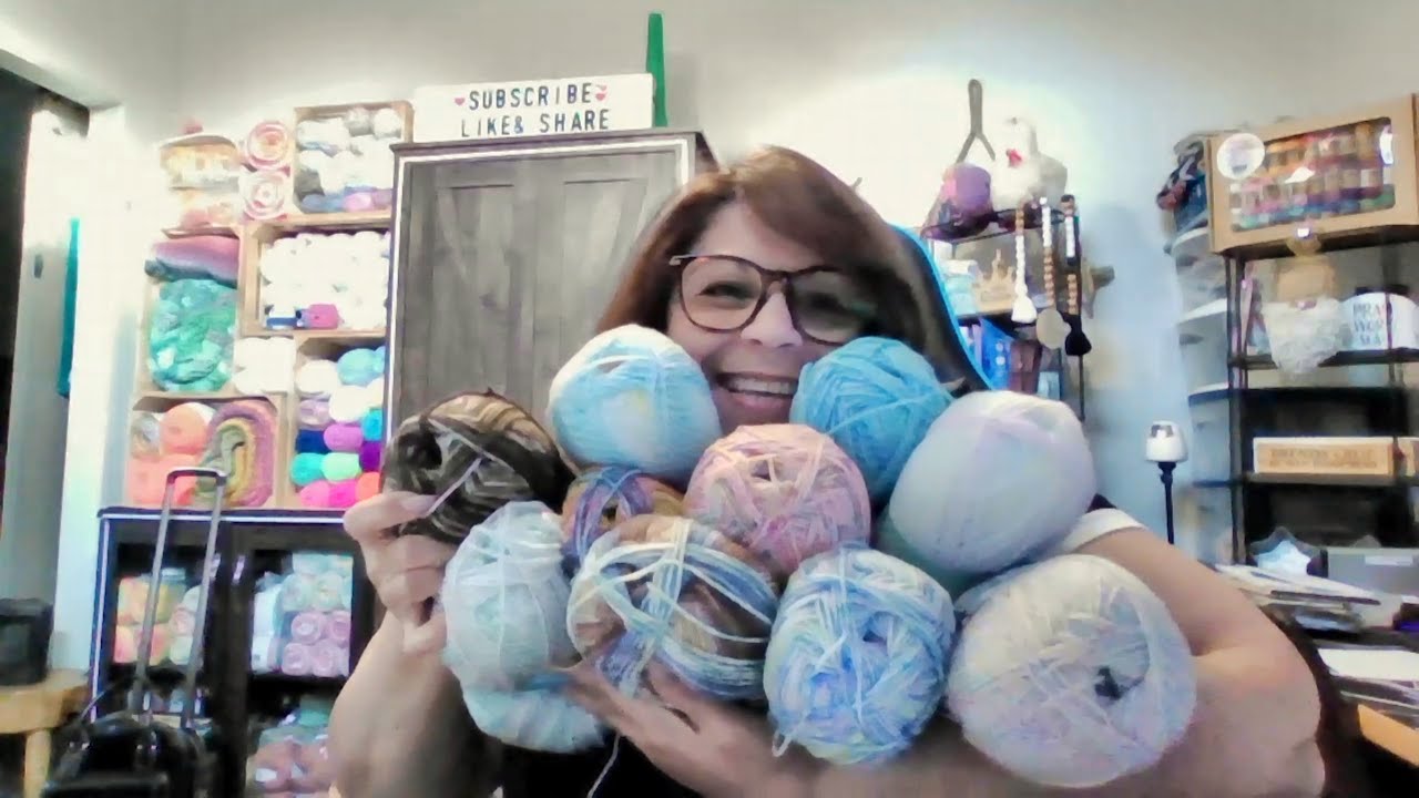 YARN PORN from Webs (Yarn.com) & still messing with recording settings 