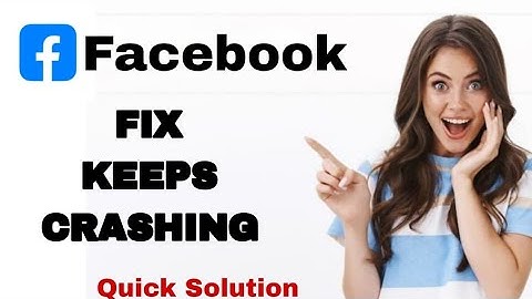 How To Fix And Solve Keeps Crashing On Facebook App | Easy Fix