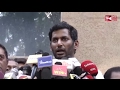 Vishal Speech after Nominations as Presidential Candidate for TFPC | Tam...