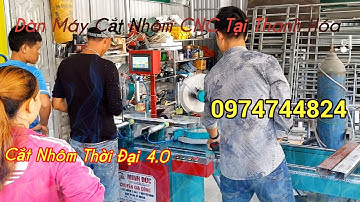 Vận hành máy cắt 2 đầu CNC tại Sầm Sơn Thanh Hóa . 0974744824