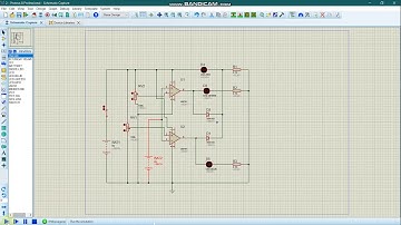 Proteus 8 : Battery Voltage Indicator using LM741