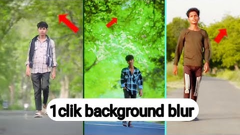 How to Blur Background In Video In 1 Click | Android iOS Both | VITA Background Blur Tutorial