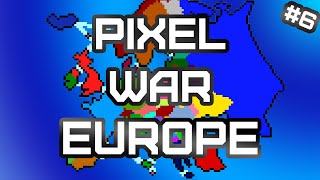 Pixel War Europe #6 β Nations Collide in the Ultimate Showdown!