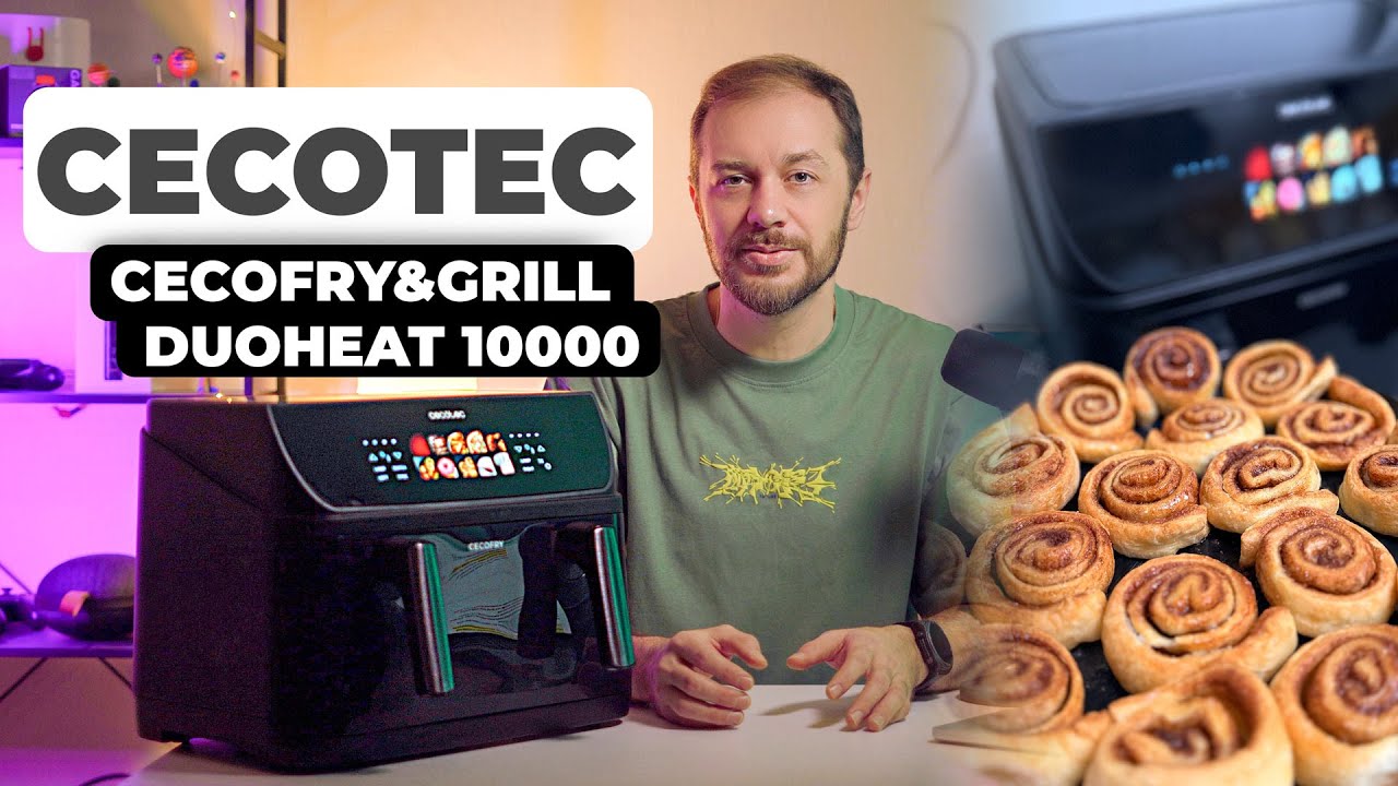 Мультипіч Cecotec Cecofry&Grill Duoheat 10000 - топова модель з двома тенами!