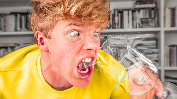 Ik Leerde Hoe Je Een Glas Breekt Met Je Stem!