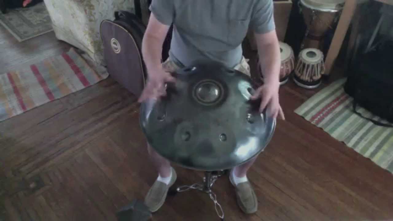 Echo Sound Sculpture- AsaChan SalaDin handpan song "Never Give Up"