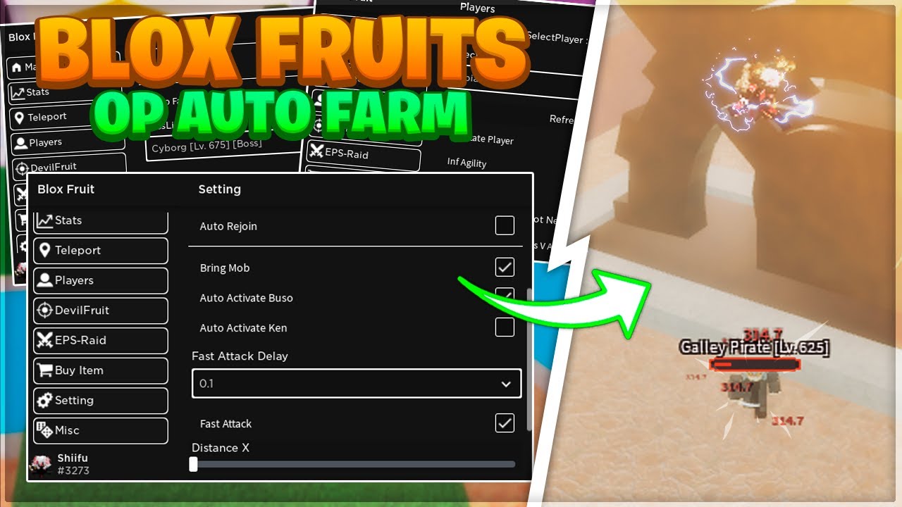 MTriet Hub Blox Fruits Script  Op Pastebin Cheat - Autofarm