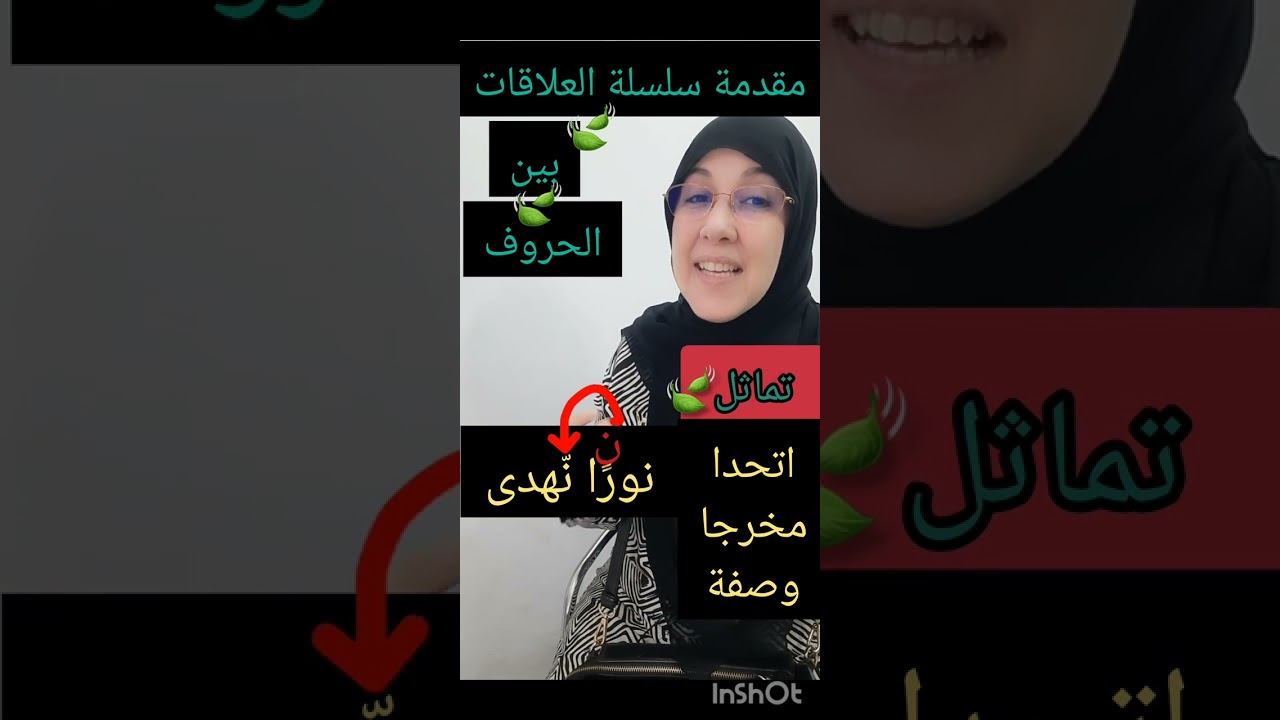 العلاقات بين الحروف | الفيديو الأول مقدمة.