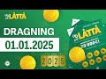 Paf Låttå dragningen 1 januari 2025.