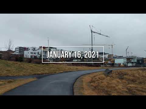 Iceland January 16, 2021 | Walking Urriðavatn in Garðabær and ending with moss and lava rocks [4K] — Garðabaer — video poster
