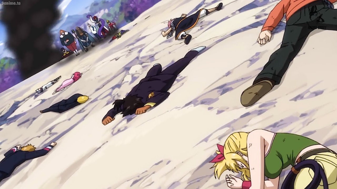フェアリーテイル Fairy Tail ナツのチーム全体が簡単に敗北しました Natsu S Entire Team Was Defeated Easily Youtube