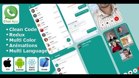 Chat App - Messaging | Communication | React Native iOS/Android App