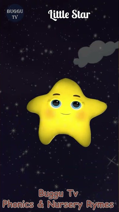 Twinkle Twinkle Little Star , Learning little star Rhyme with BugguTv phonics & Nursery Rhymes.