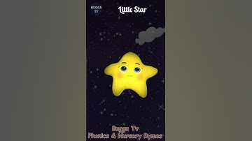 Thumbnail of Twinkle Twinkle Little Star , Learning little star Rhyme with BugguTv phonics & Nursery Rhymes.