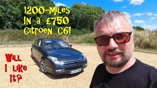 £750 Citroen C6 1200mile test! 2.7 twinturbo diesel. But what's it like?