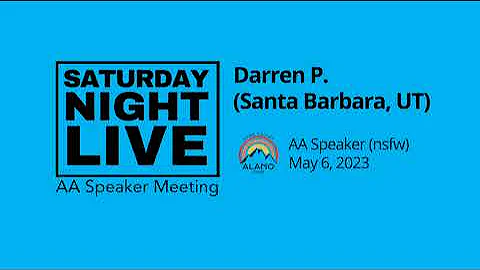 Darren P AA Speaker SNL, Provo, UT 5-6-23