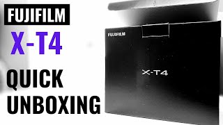 Fujifilm X-T4 QUICK UNBOXING