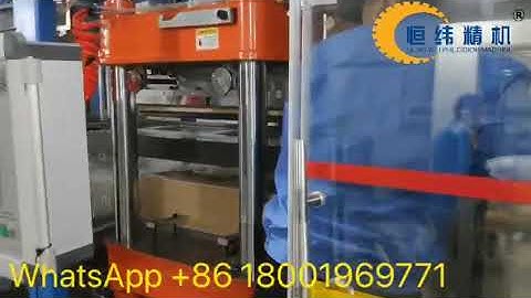 HW 850 Full Automatic Thermoforming Machine for 130mm Deep Cake Container