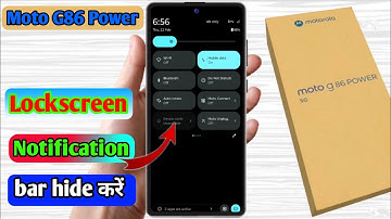 moto g86 power lock screen notification panel hide, moto g86 power notification bar off