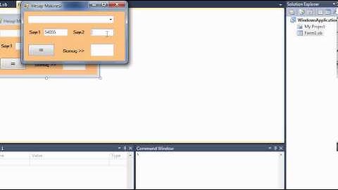 Visual Studio Dersleri hesapmakinesi Yapımı