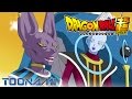 Dragon ball super episode 5  goku face  beerus  toonami