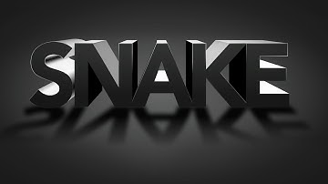 COMO CRIAR UM EFEITO DE TEXTO NO COREL DRAW // COREL SNAKE