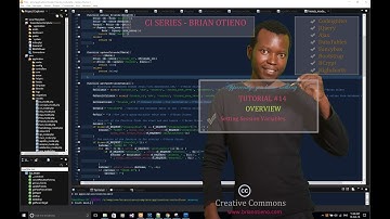 CI Series, Tutorial #14 : Setting Session Variables - Brian Otieno