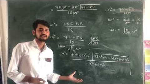 Lagrangain Mechanics—theory Of Small Oscillation & Cyclic Coordinate CSIR-NET/JRF |JEST |TIFR