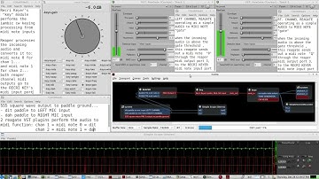 ReaGate VST plugin - audio to CW midi NOTE output to midi input keyed, RECRI KEYER