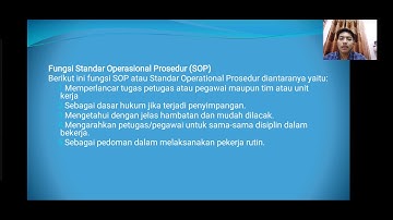 Standar Operasional Prosedur (SOP) | sistem Informasi Manajamen