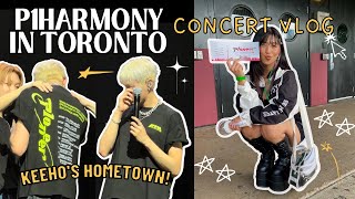 visiting a new country for my kpop boy | P1Harmony in Toronto Concert & Travel Vlog!