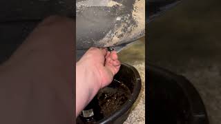 Water in lower unit of outboard motor