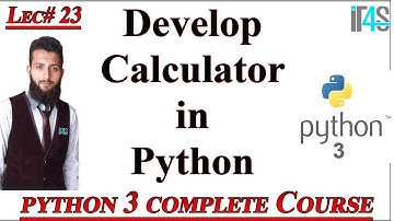Python Tutorial in Urdu | Hindi | Developing a calculator in Python | How to make a calculator