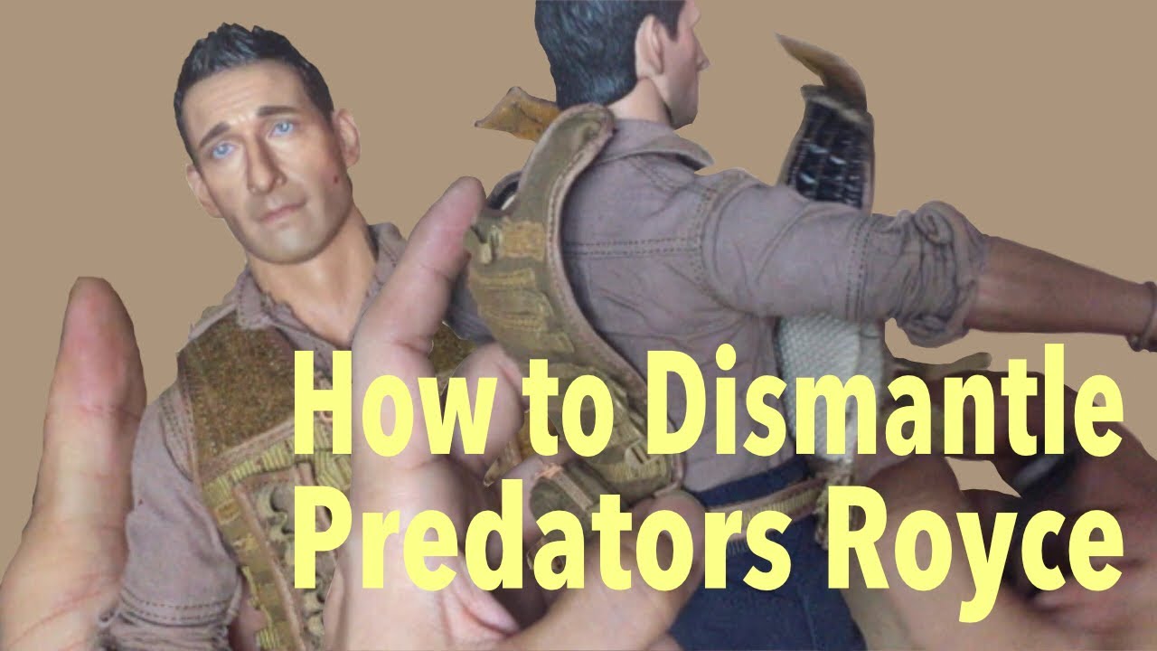 How to Dismantle Hot Toys Predators Royce and unboxing Reviews