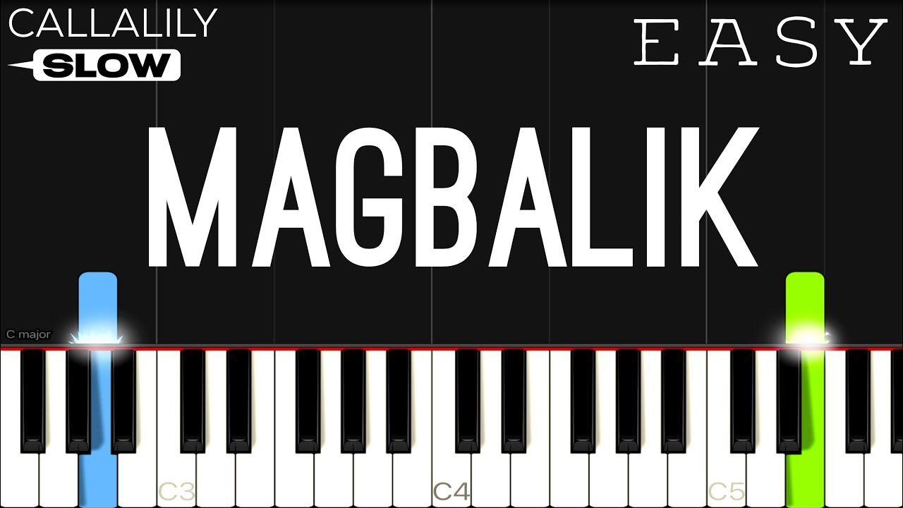 Magbalik Callalily SLOW EASY Piano Tutorial YouTube