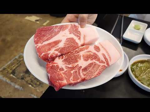 돈그리아 - 더들리 유튜브 채널에서 소개된 대표 메뉴 및 매장 전경