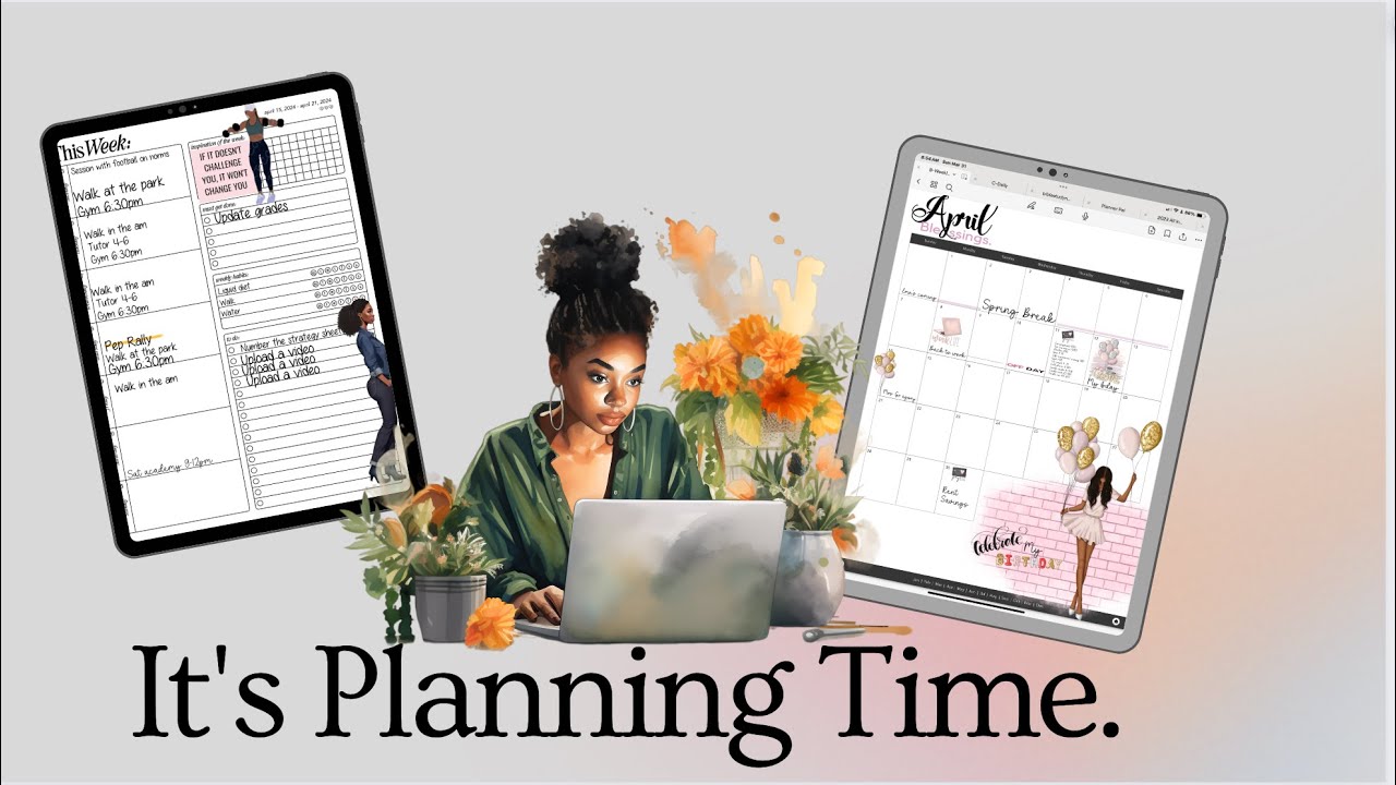 Digital Plan With Me Planning | Goodnotes6 - YouTube